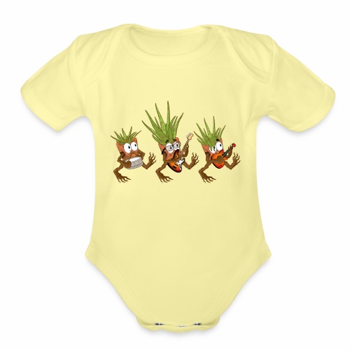 The Aloe Parade 2 - Organic Short Sleeve Baby Bodysuit