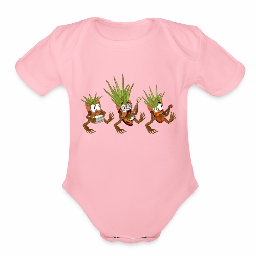 The Aloe Parade 2 - Organic Short Sleeve Baby Bodysuit
