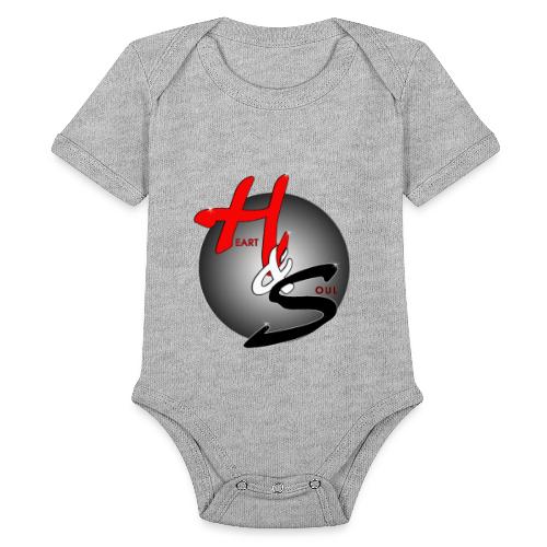 Heart & Soul Concerts official Brand Logo - Organic Short Sleeve Baby Bodysuit