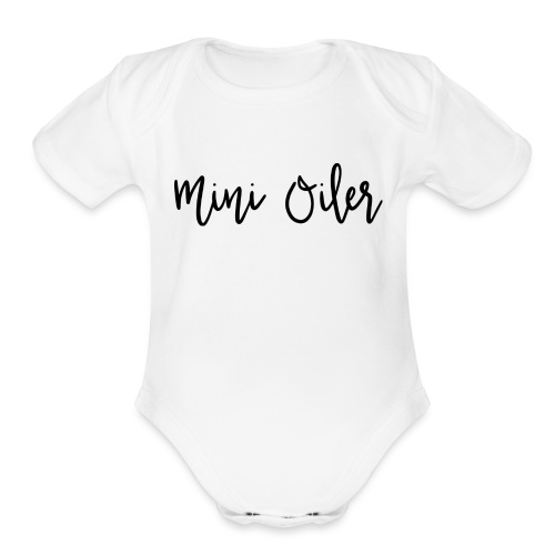 MiniOilerShirt - Organic Short Sleeve Baby Bodysuit