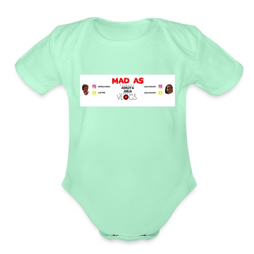 Banner - Organic Short Sleeve Baby Bodysuit