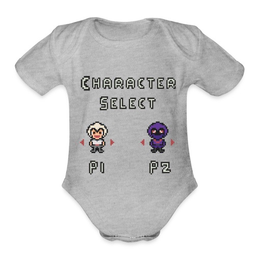 Character Select - Organic Short Sleeve Baby Bodysuit