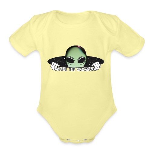 Coming Through Clear - Alien Arrival - Organic Short Sleeve Baby Bodysuit