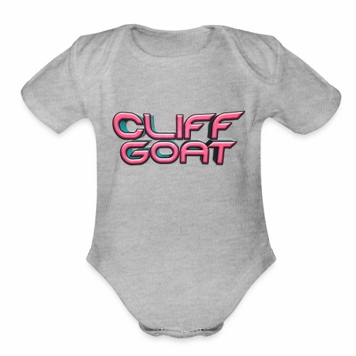 Cliffgoat 2022 Summer Logo - Organic Short Sleeve Baby Bodysuit