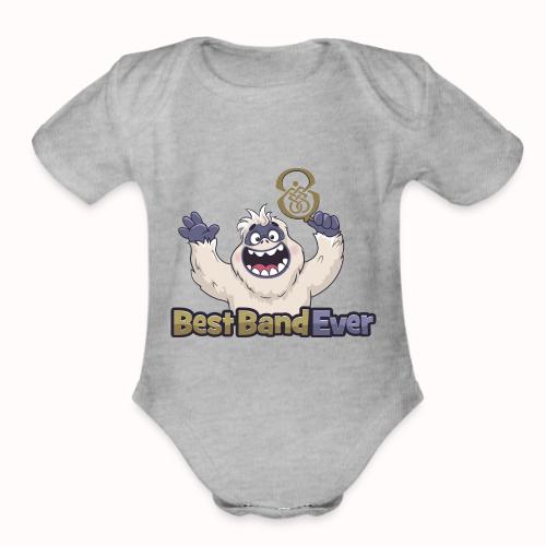 best band ever - Organic Short Sleeve Baby Bodysuit