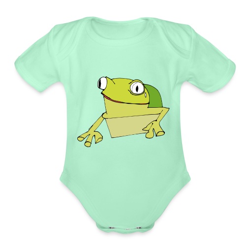 Froggy - Organic Short Sleeve Baby Bodysuit