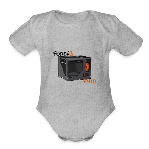 Simpsonized F410 3D Printer - Organic Short Sleeve Baby Bodysuit