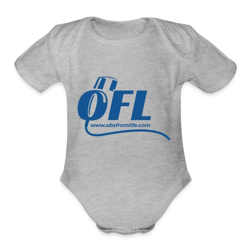 Observations from Life Alternate Logo - Organic Short Sleeve Baby Bodysuit
