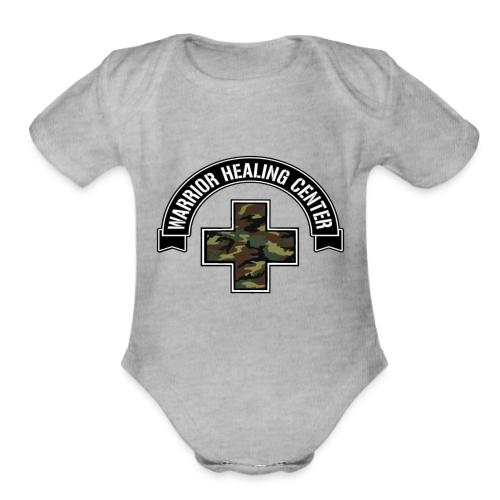 WHC Logo Metalic Final - Organic Short Sleeve Baby Bodysuit