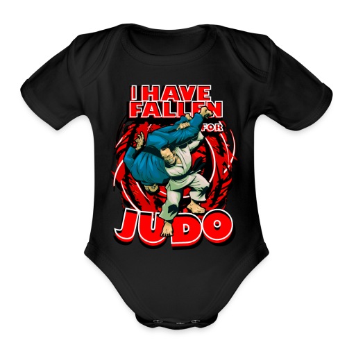Fallen For Judo - Organic Short Sleeve Baby Bodysuit