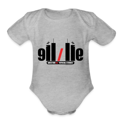 911 QUESTION OFFICIAL STORIES - Organic Short Sleeve Baby Bodysuit
