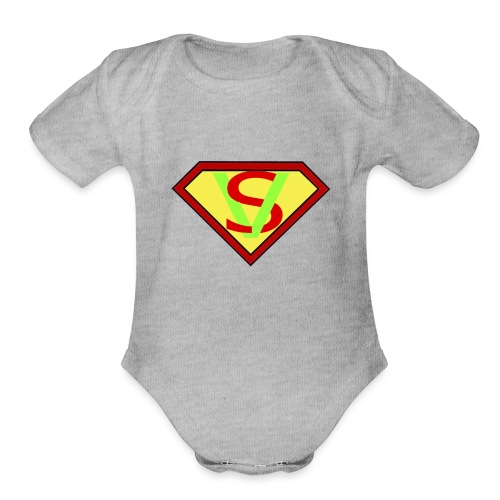 SUPERVINEGUY331 - Organic Short Sleeve Baby Bodysuit
