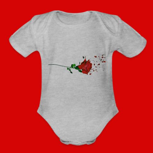 Yelena Logo 3 - Organic Short Sleeve Baby Bodysuit