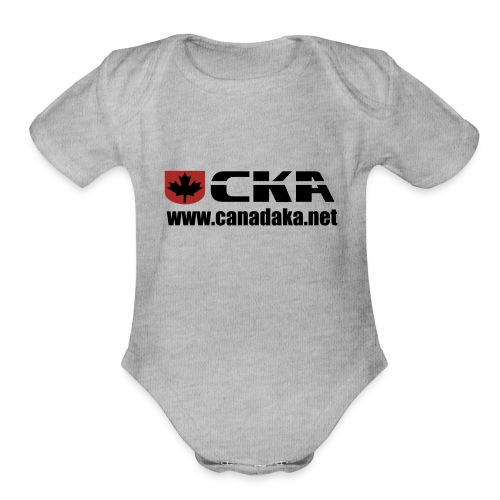 CKA Back 3 - Organic Short Sleeve Baby Bodysuit