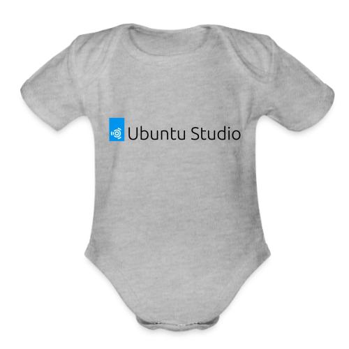 Ubuntu Studio Logo 2022 - Organic Short Sleeve Baby Bodysuit