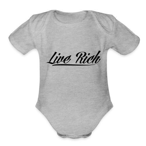 liverich - Organic Short Sleeve Baby Bodysuit