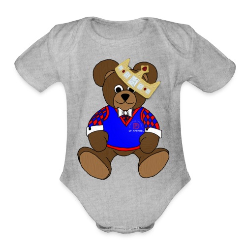DP Apparel Teddy Bear - Organic Short Sleeve Baby Bodysuit