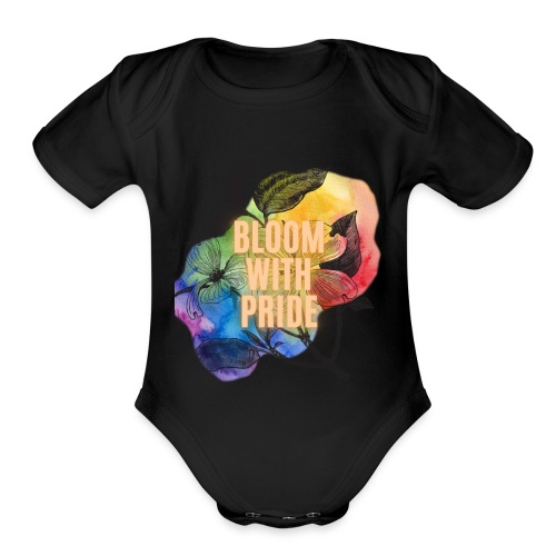 Bloom With Pride - Organic Short Sleeve Baby Bodysuit