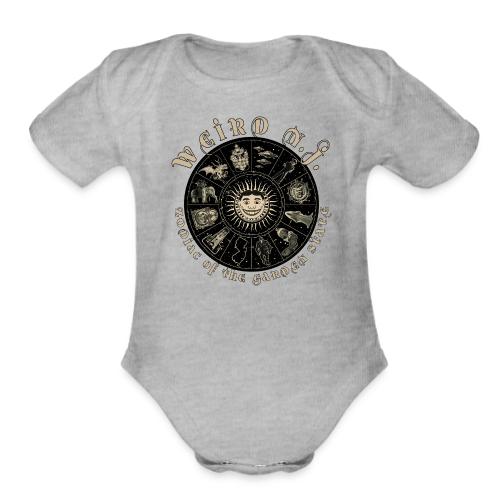 Weird NJ – Zodiac of the Garden State - Organic Short Sleeve Baby Bodysuit