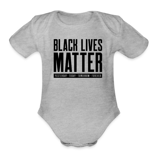 Black Lives Matter - Organic Short Sleeve Baby Bodysuit