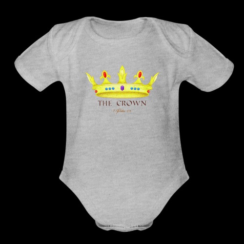 The Crown - Organic Short Sleeve Baby Bodysuit