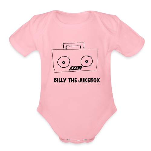 Billy the jukebox - Organic Short Sleeve Baby Bodysuit