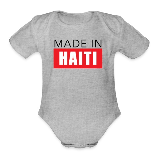 Made in Haiti - Organic Short Sleeve Baby Bodysuit