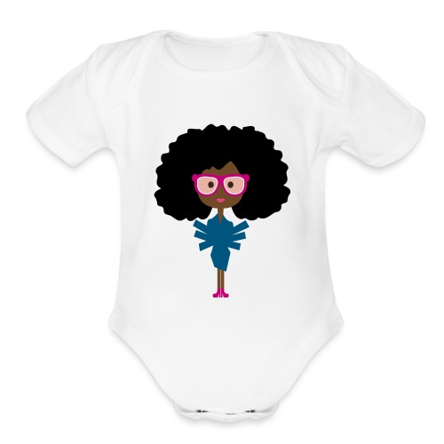 Playful and Fun Loving Gal - Organic Short Sleeve Baby Bodysuit