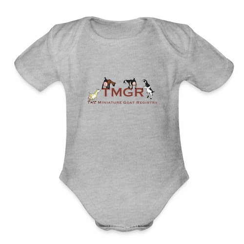 TMGR logo - Organic Short Sleeve Baby Bodysuit