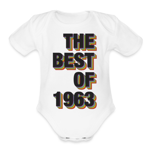 The Best Of 1963 - Organic Short Sleeve Baby Bodysuit