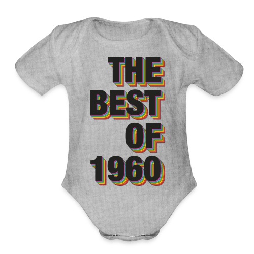 The Best Of 1960 - Organic Short Sleeve Baby Bodysuit