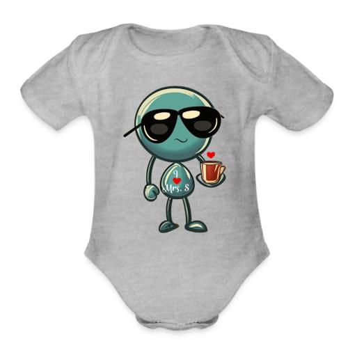 Smoon_I love Mrs S Tint - Organic Short Sleeve Baby Bodysuit