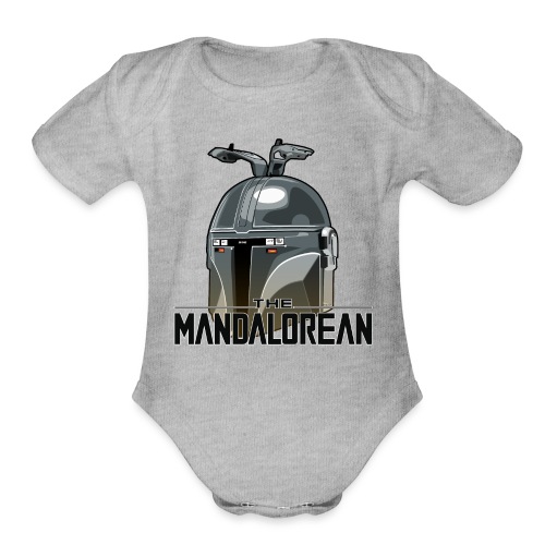 The M4ndalorean - Organic Short Sleeve Baby Bodysuit