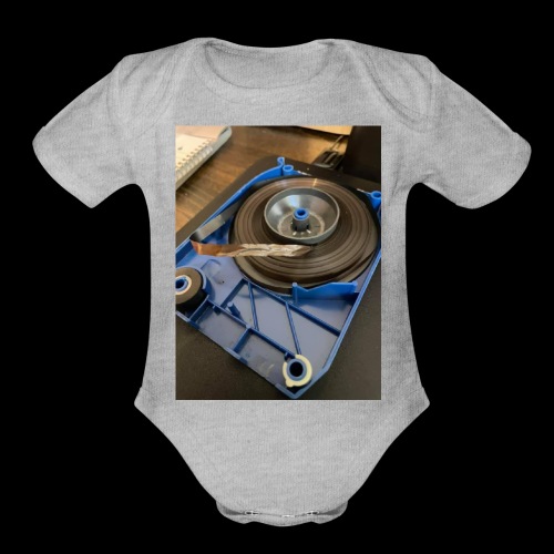 Inner 8-Track - Organic Short Sleeve Baby Bodysuit