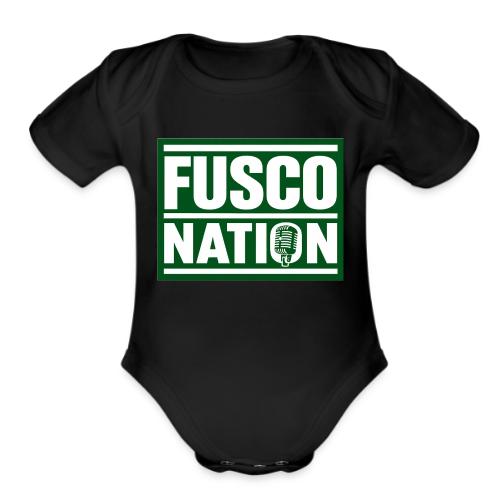 Fusco Nation (Official Seal) - Organic Short Sleeve Baby Bodysuit