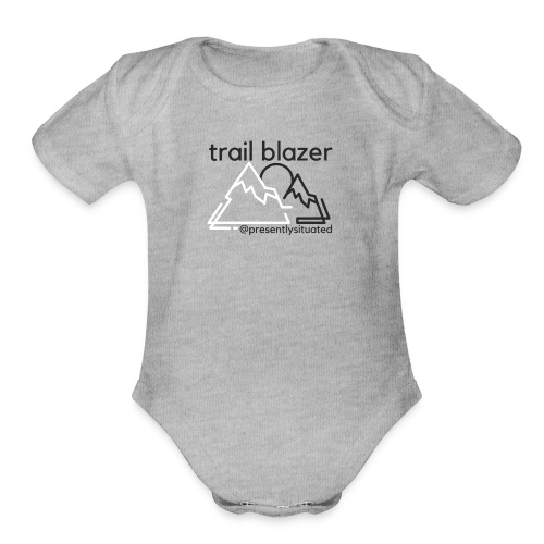 Trail blazer - Organic Short Sleeve Baby Bodysuit