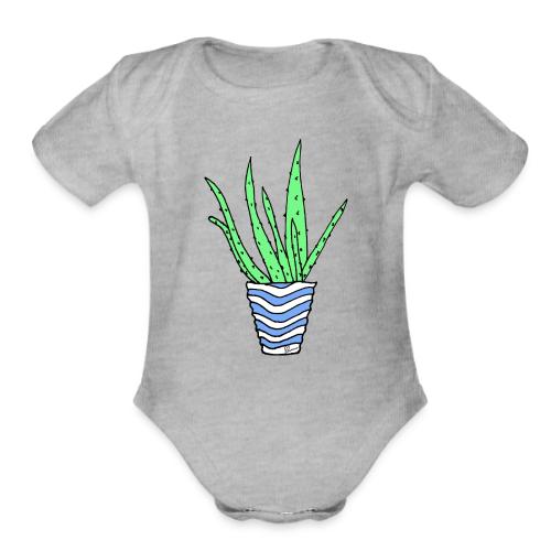 Aloe - Organic Short Sleeve Baby Bodysuit