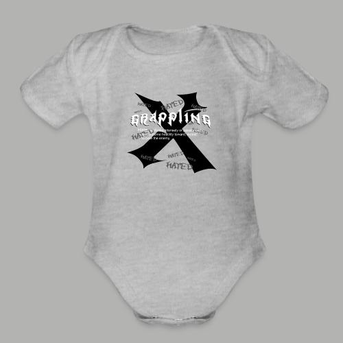 Hated 2 - Organic Short Sleeve Baby Bodysuit