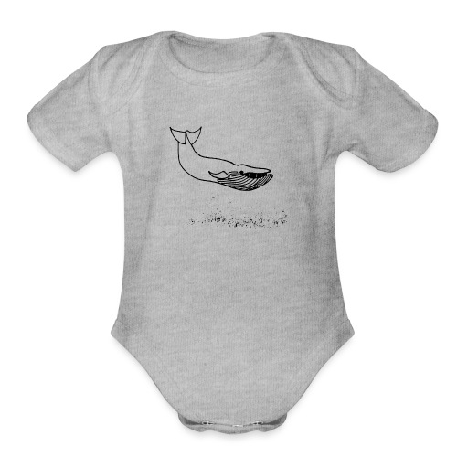 Belly flop! - Organic Short Sleeve Baby Bodysuit
