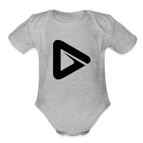 Laveria Media Logo Vector - Organic Short Sleeve Baby Bodysuit