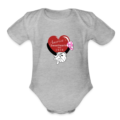 America's Sweethearts since 1928 - Organic Short Sleeve Baby Bodysuit