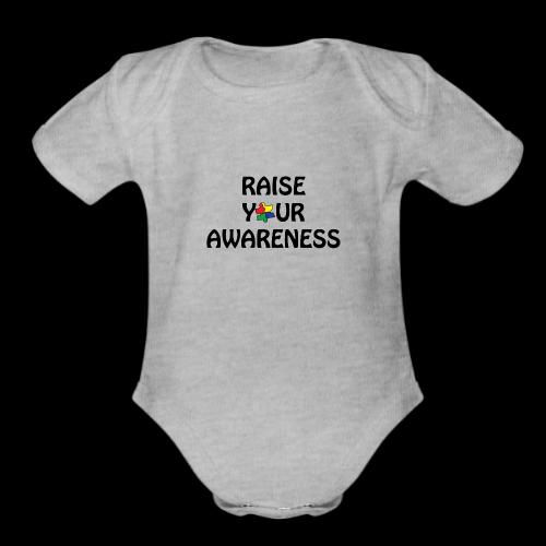 NoLF - AWARENESS - Organic Short Sleeve Baby Bodysuit
