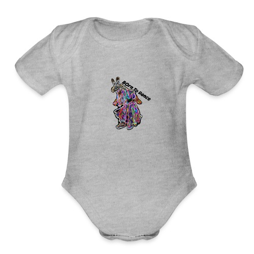 Born To Dance - Organic Short Sleeve Baby Bodysuit