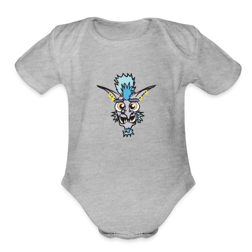 Warcraft Troll Baby - Organic Short Sleeve Baby Bodysuit