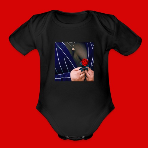 The Rose - Organic Short Sleeve Baby Bodysuit