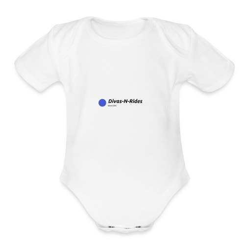 DNR blue01 - Organic Short Sleeve Baby Bodysuit