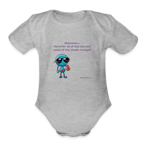 Smoon City 11_Here for the tea - Organic Short Sleeve Baby Bodysuit