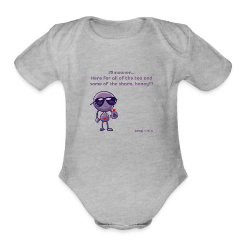 Smoon City_12_Here for the tea - Organic Short Sleeve Baby Bodysuit