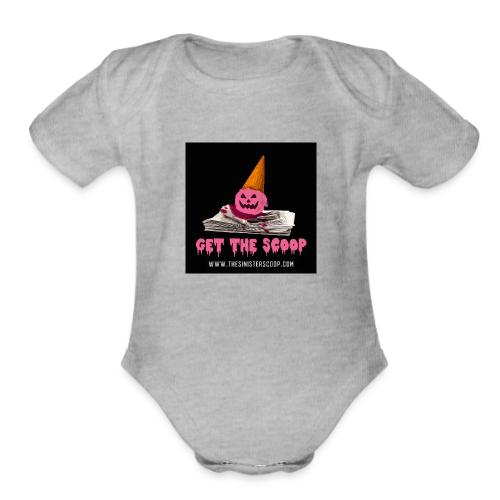 New Pink Scoop - Organic Short Sleeve Baby Bodysuit