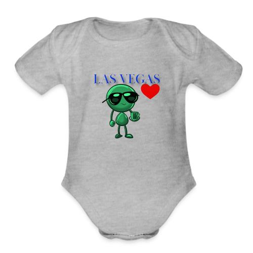Smoon City_Las Vegas - Organic Short Sleeve Baby Bodysuit
